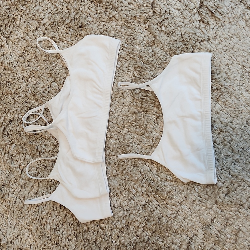 Old Navy cami bras, size L 10-12, set of 4